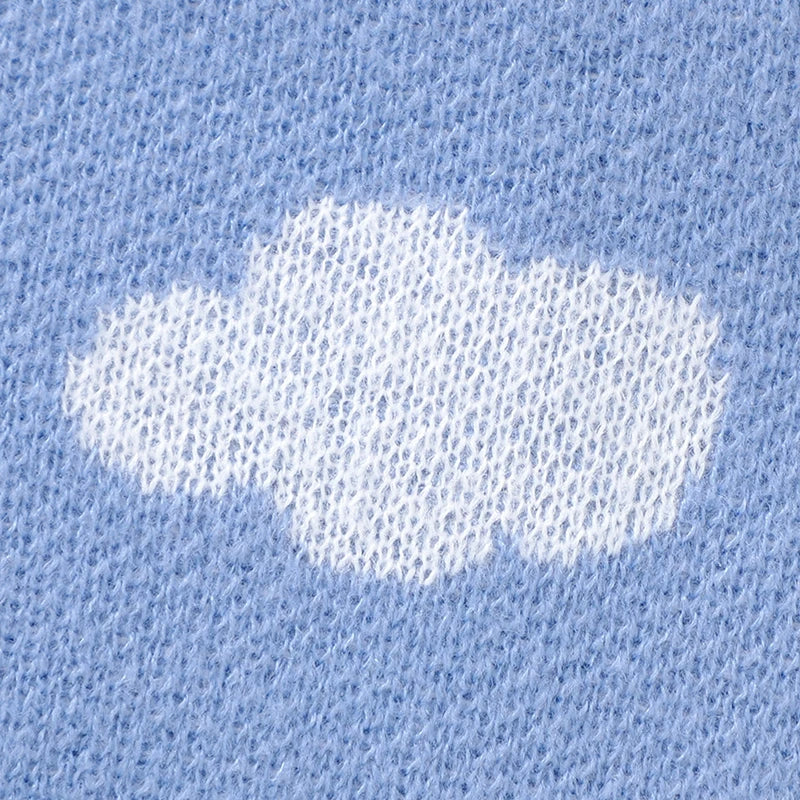 - Blue Sky Cloud Knit Sweater – Soft Touch Baby Pullover Baby Stork