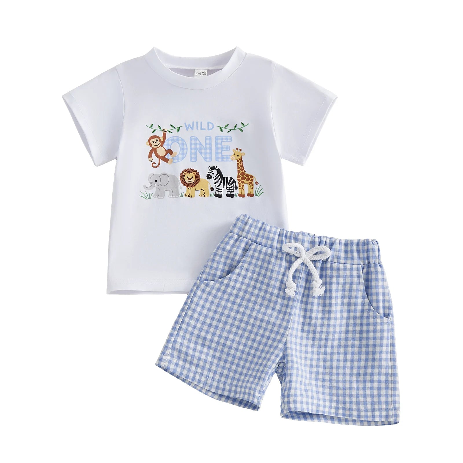 - Wild One Birthday Clothing Set Baby Stork
