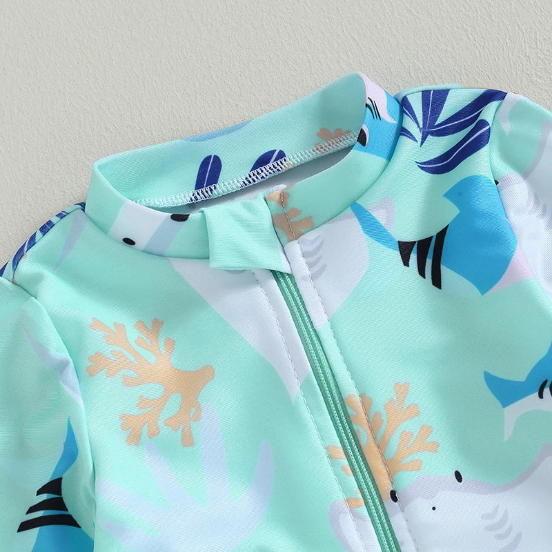 - Ocean Adventure Long Sleeve Swimsuit Baby Stork