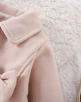 - Blush Bow Toddler Coat Baby Stork
