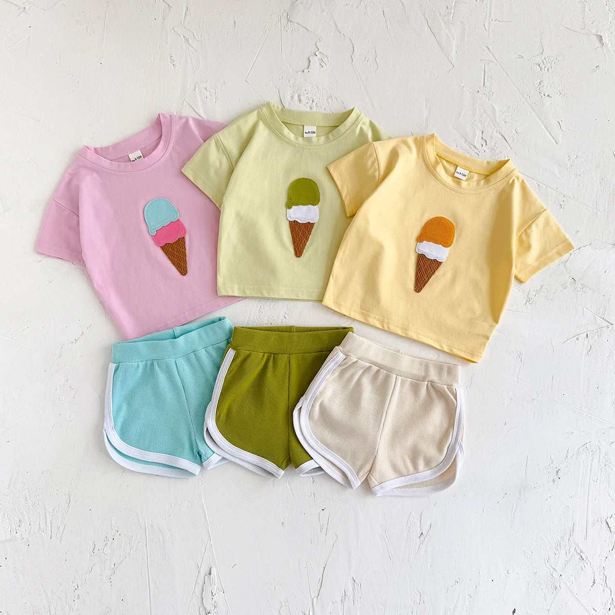 Ice Cream Baby &amp; Toddler Tee &amp; Shorts Set