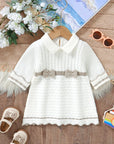 Bow Detail Baby & Toddler Knit Dress