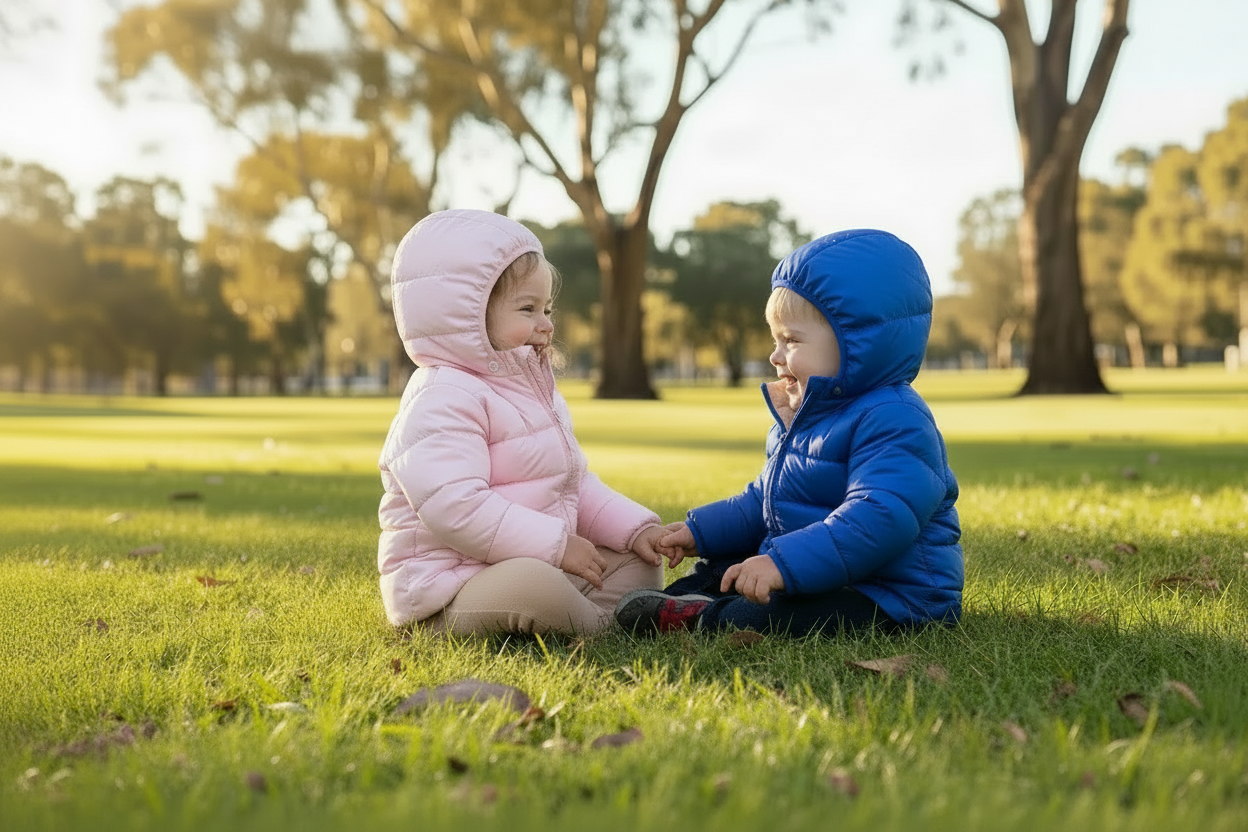 - Winter Thick Hooded Jacket Baby Stork