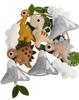 - Handmade Dinosaur Baby Mobile – Felt Jurassic Nursery Cot Hanging Decor Baby Stork Baby Mobile