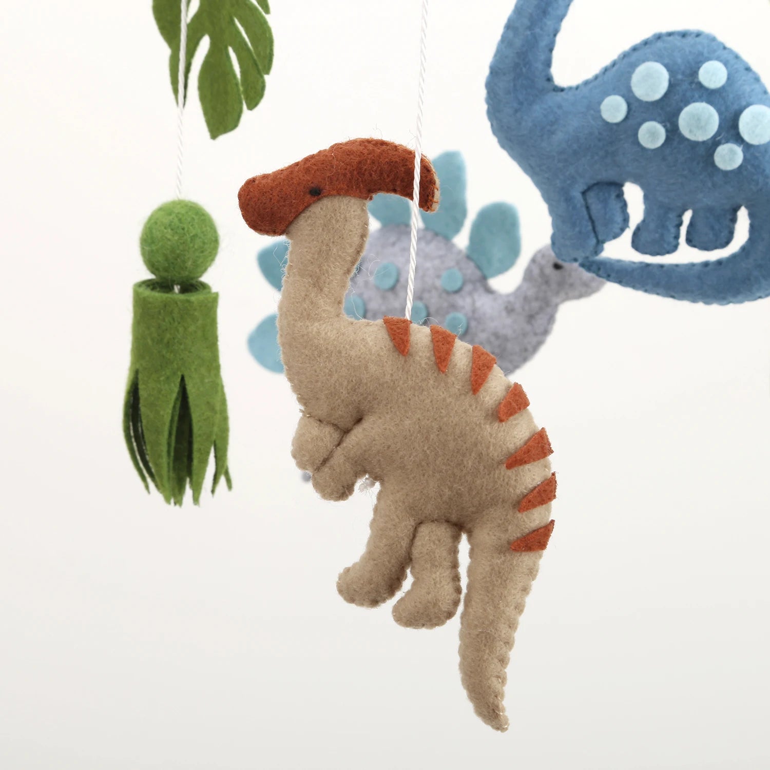- Felt Dinosaur Mobile – Prehistoric Adventure Nursery Décor Baby Stork