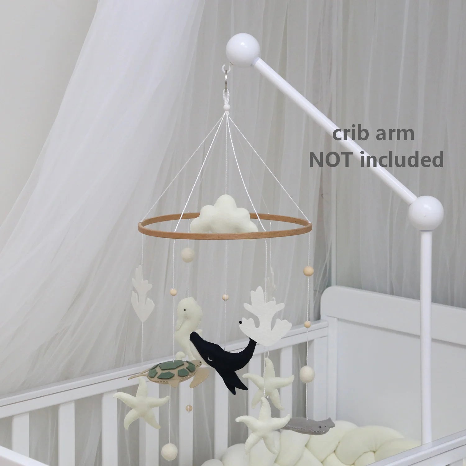 Ocean Baby Mobile | Whale, Turtle &amp; Seahorse Nursery Mobile