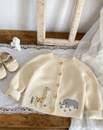 - Safari Friends Knit Cardigan Baby Stork