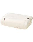 Polar Fleece Blanket with Embroidered Motifs | 125 × 90cm