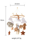 - Animal Kingdom Safari Nursery Mobile Baby Stork Baby Mobile
