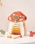 - Wooden Mushroom House | Montessori 5-in-1 Busy Cube Activity Toy Baby Stork Baby Toys & Activity Equipment