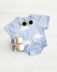 Heart, Cloud & Flower Baby Bodysuit