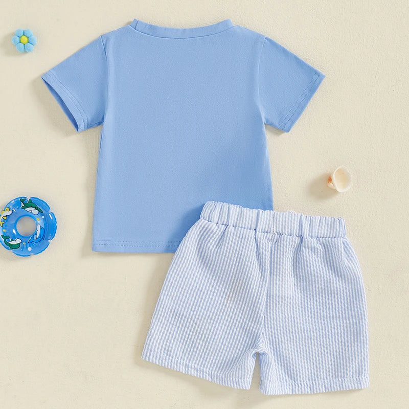 - Gone Fishing T-Shirt & Shorts Set Baby Stork