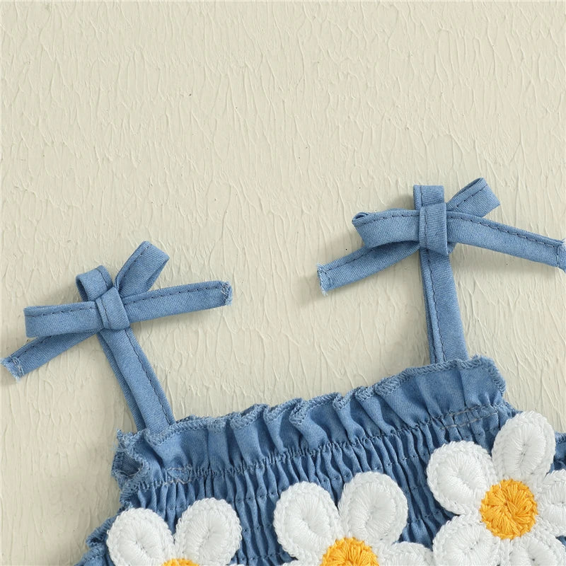 - Daisy Denim Two-Piece Set Baby Stork