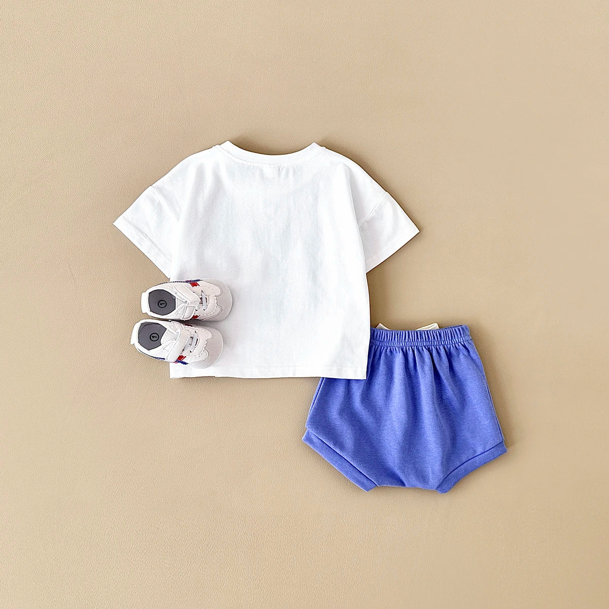 - Good Vibes 2 Piece Set – Cotton Tee &amp; Shorts Baby Stork