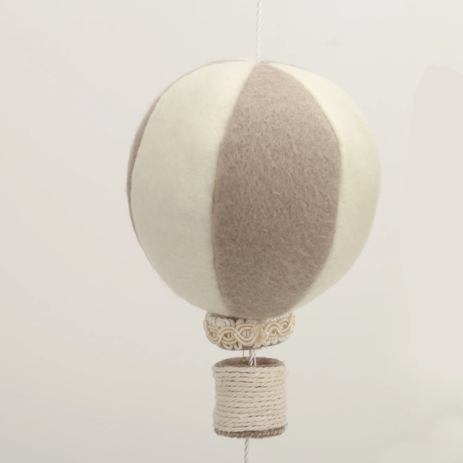 - Felt Hot Air Balloon & Airplane Mobile – Neutral Sky Theme Baby Stork