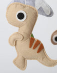 - Handmade Dinosaur Baby Mobile – Felt Jurassic Nursery Cot Hanging Decor Baby Stork Baby Mobile