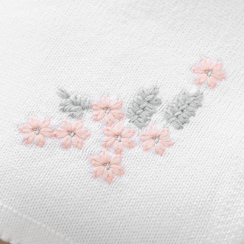 - Floral Embroidered Baby Blanket – 90 × 70 cm | Ultra-Soft | 6 Elegant Colours Baby Stork