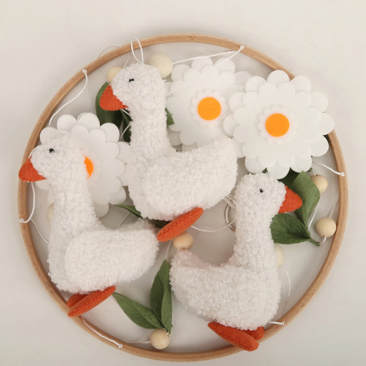 Goose Baby Mobile | Handmade Duck &amp; Daisy Nursery Mobile