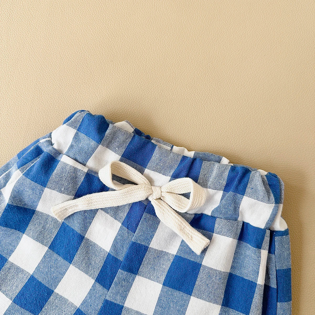 - Lemon Gingham Baby Set – 2 Piece Outfit | Blue Baby Stork