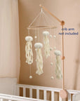 - Ocean Jellyfish Baby Mobile | Handmade Coastal Nursery Decor Baby Stork