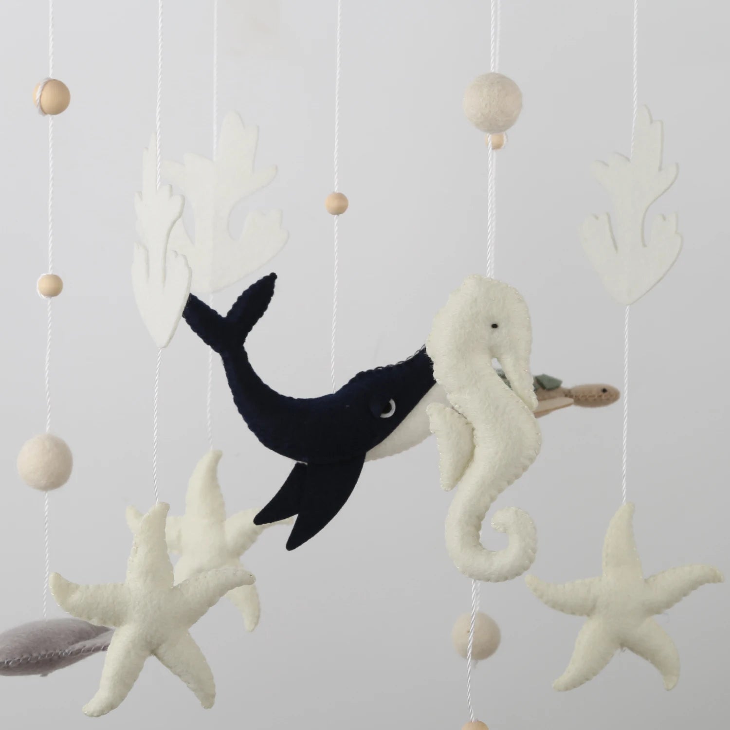 Ocean Baby Mobile | Whale, Turtle &amp; Seahorse Nursery Mobile