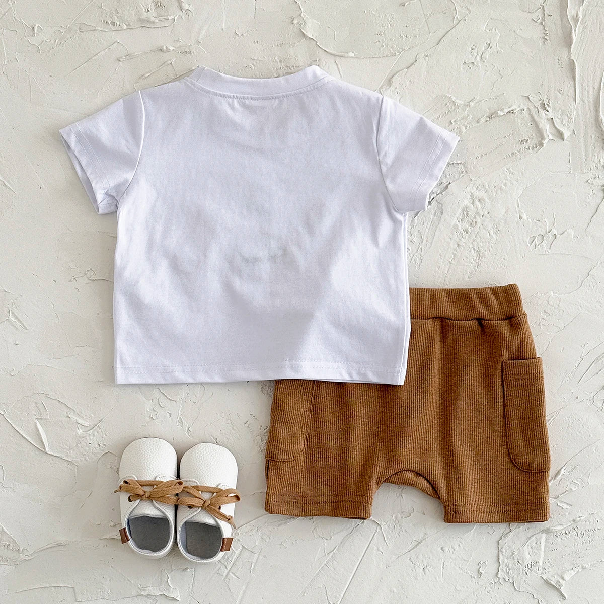 - Summer Sun 2-Piece Set – Baby T-Shirt &amp; Shorts Baby Stork