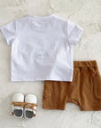 - Summer Sun 2-Piece Set – Baby T-Shirt & Shorts Baby Stork