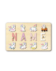 - Personalised Unicorn Wooden Name Puzzle | Custom Unicorn Learning Toy Baby Stork