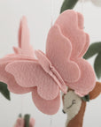 - Woodland Deer & Butterfly Nursery Mobile | Baby Shower Gift Baby Stork Baby Mobile