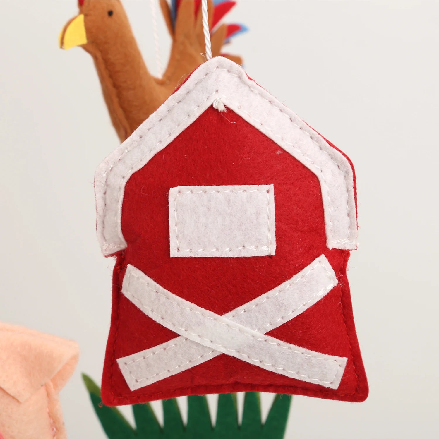 - Farmyard Baby Mobile – Handmade Felt Cot Mobile with Barn, Tractor & Animals Baby Stork