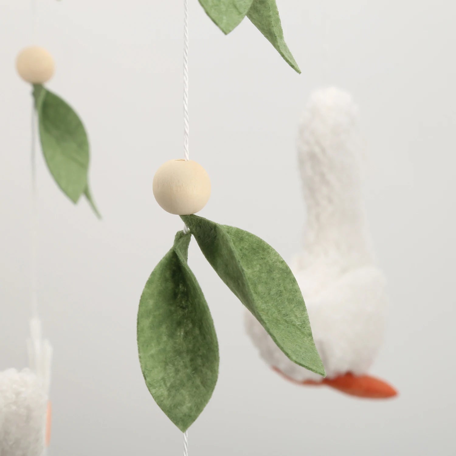 Goose Baby Mobile | Handmade Duck &amp; Daisy Nursery Mobile