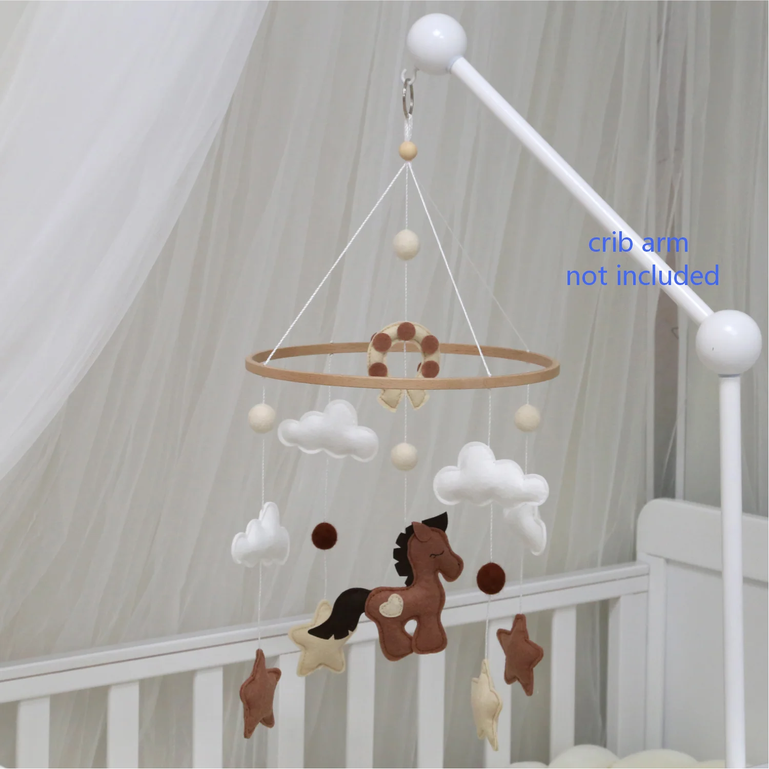 Horse Baby Mobile | Cowboy Nursery Mobile Decor