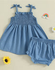 - Daisy Denim Two-Piece Set Baby Stork