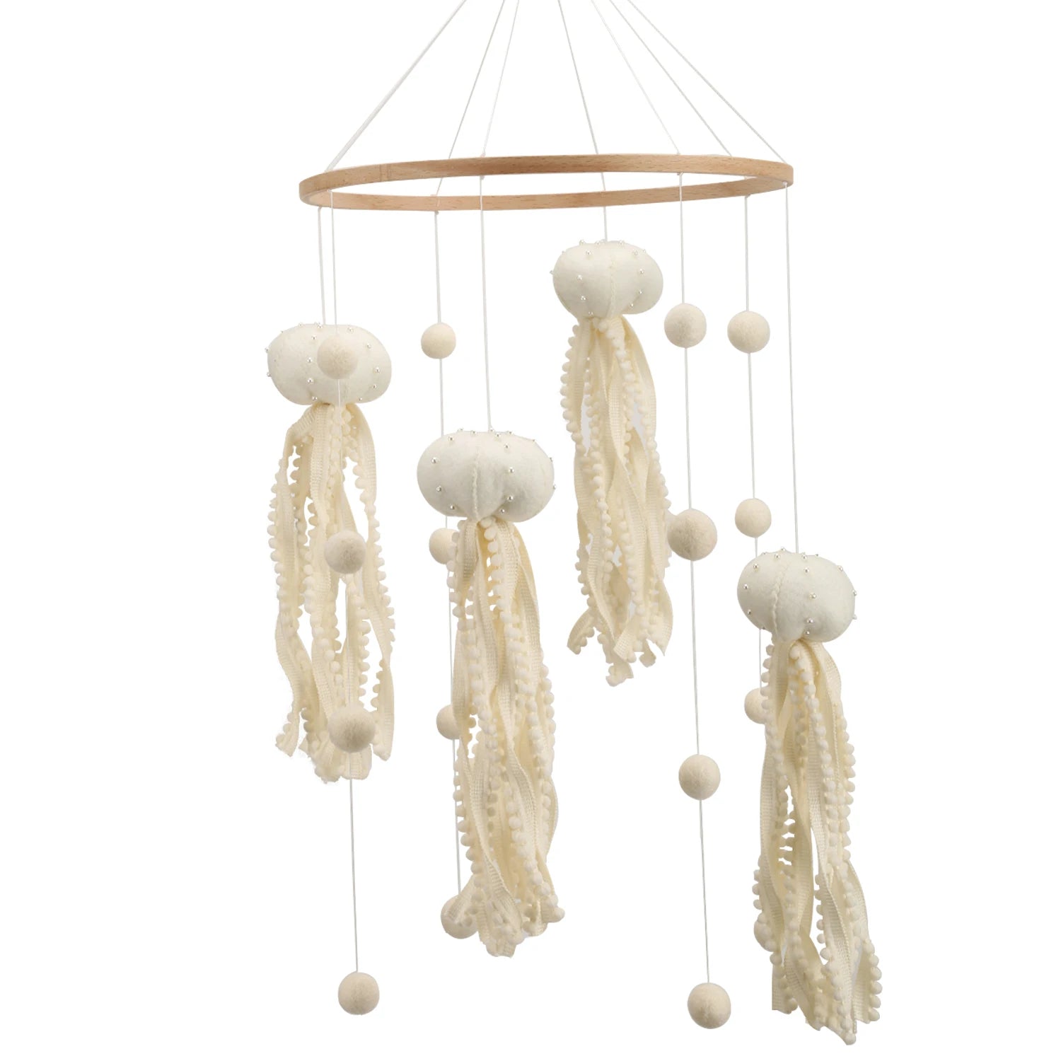 Ocean Jellyfish Baby Mobile | Handmade Coastal Nursery Decor