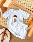 - Ice Cream 2 Piece Set – Cotton Tee & Shorts Baby Stork