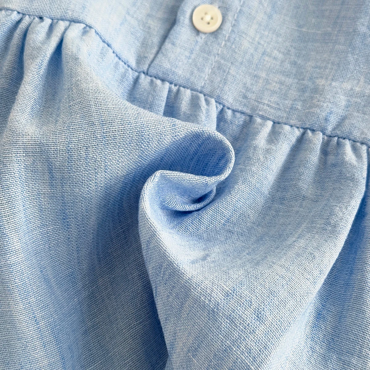 - Blue Daisy Flutter Dress – Sweet Ruffle Detail Baby Stork