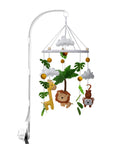 - Luxury Felt Baby Mobile - Jungle Safari Nursery Mobiles Baby Stork Baby Mobile