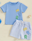 4Y - Gone Fishing T-Shirt & Shorts Set Baby Stork