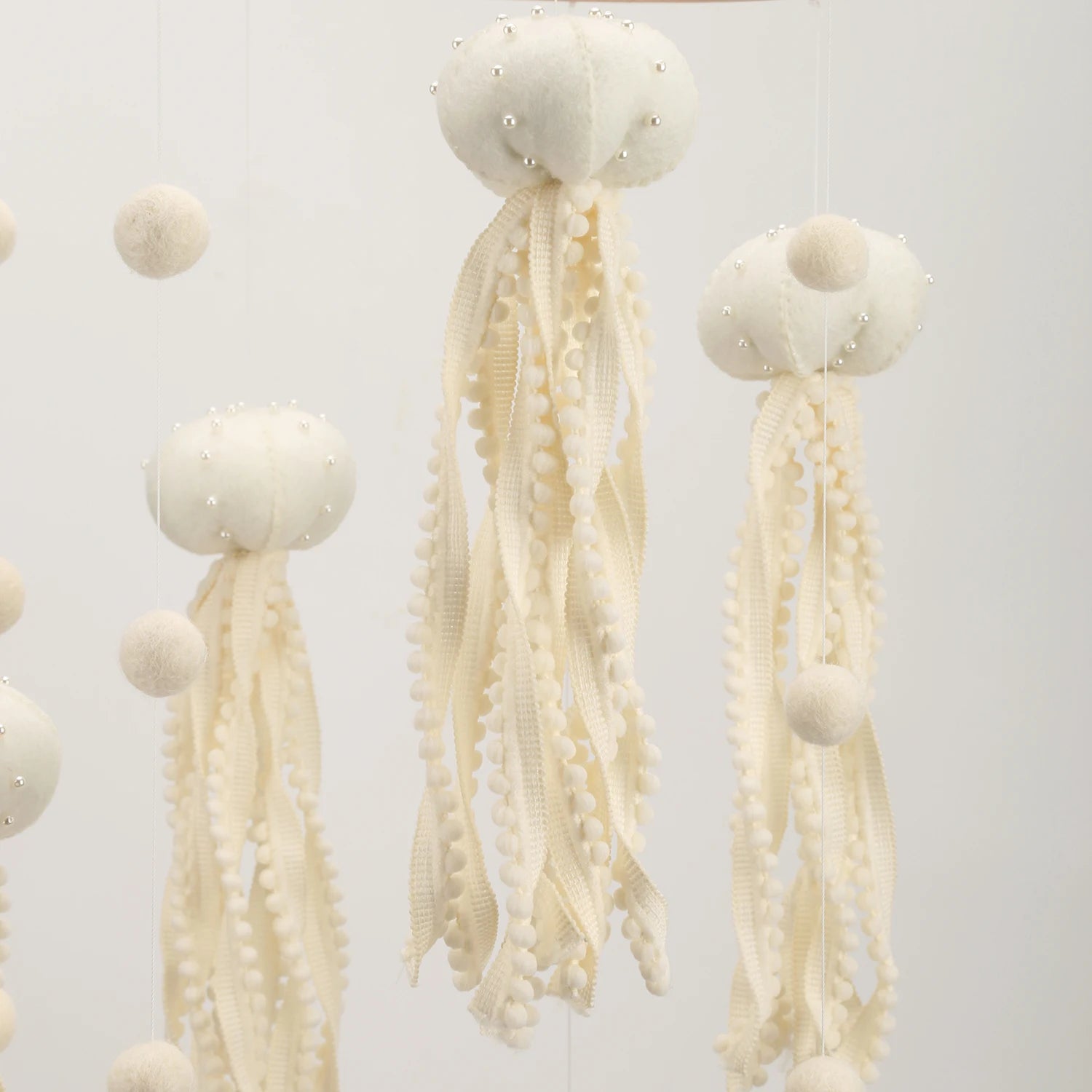 Ocean Jellyfish Baby Mobile | Handmade Coastal Nursery Decor