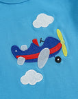 - Airplane Adventure 2-Piece Baby Set – T-Shirt & Shorts Baby Stork