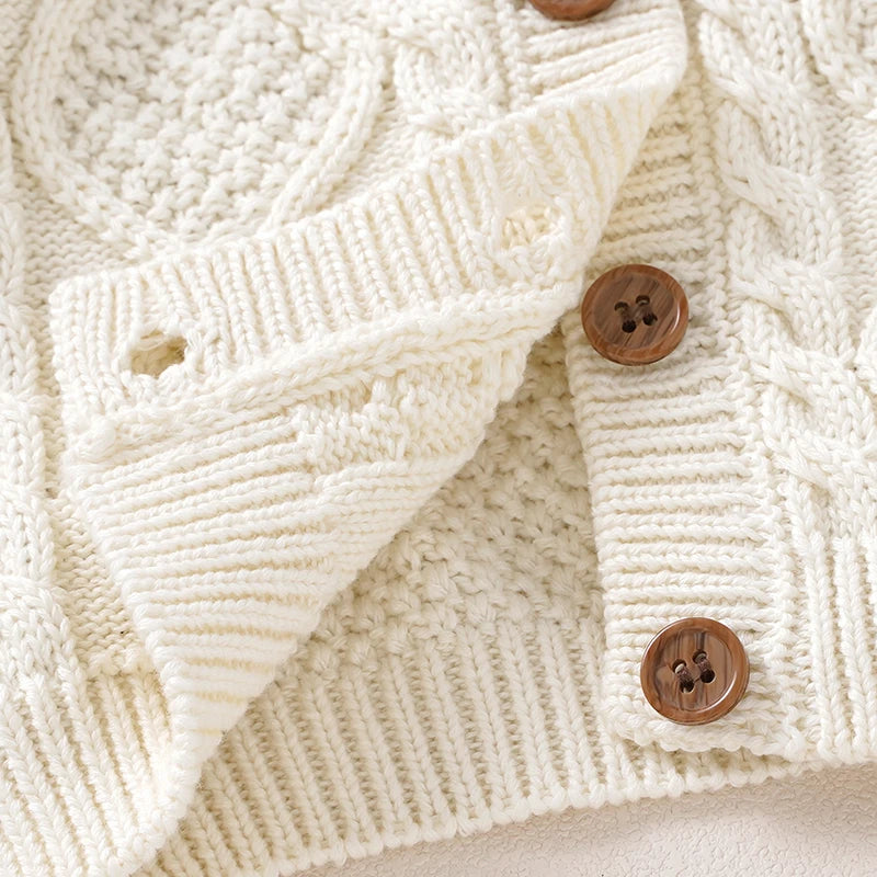 - Classic Cable Knit Baby Cardigan Baby Stork