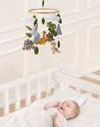 - Handmade Dinosaur Baby Mobile – Felt Jurassic Nursery Cot Hanging Decor Baby Stork Baby Mobile