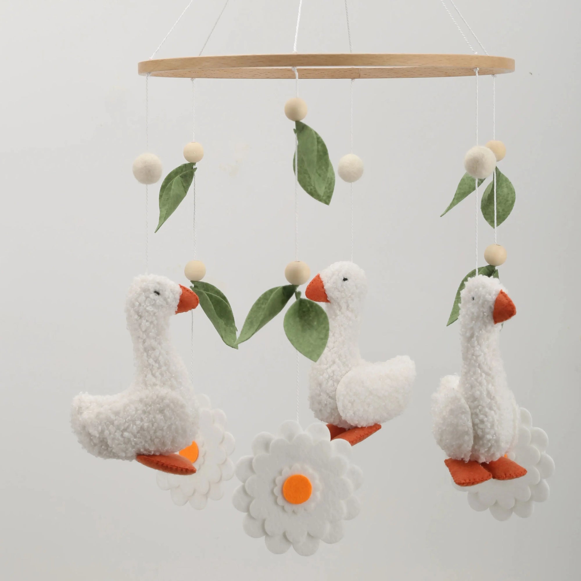 Goose Baby Mobile | Handmade Duck &amp; Daisy Nursery Mobile