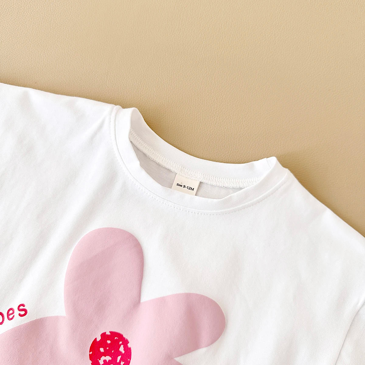 - Good Vibes Flower 2 Piece Set – Cotton Tee &amp; Shorts Baby Stork