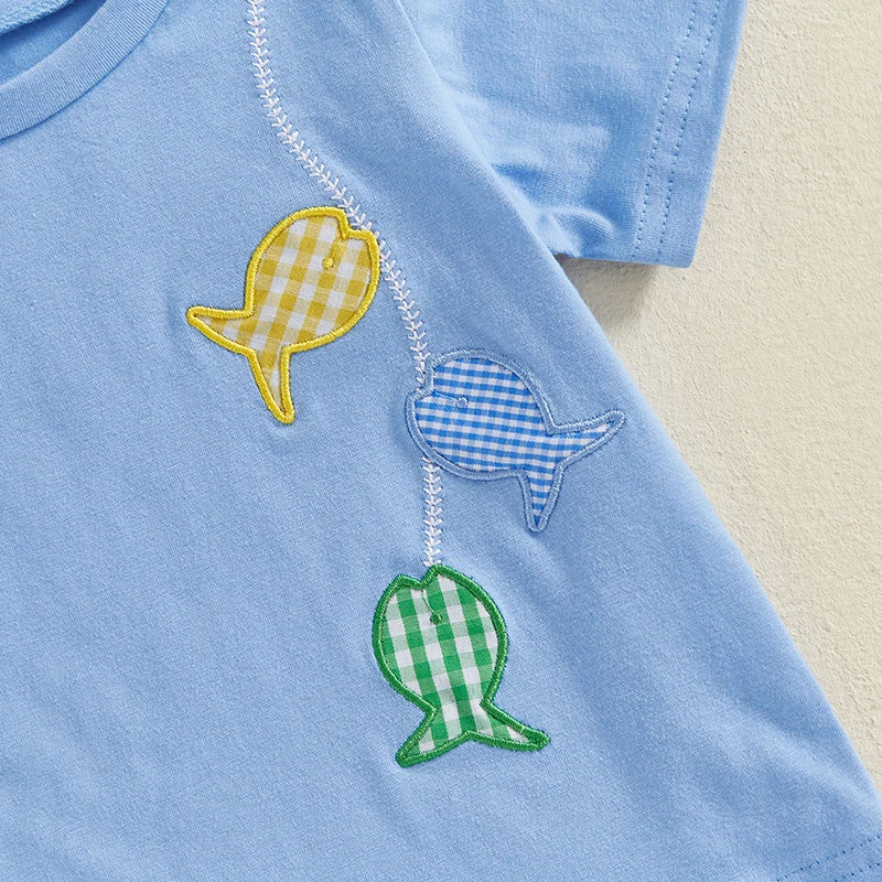 - Gone Fishing T-Shirt & Shorts Set Baby Stork