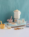 - Baby Wooden Coffee & Afternoon Tea Set Toy | 18pcs Set Baby Stork Baby Toys & Activity Equipment