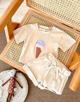 - Ice Cream 2 Piece Set – Cotton Tee & Shorts Baby Stork