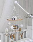 - Sports & Stars Felt Cot Mobile - Tan & Cream AE