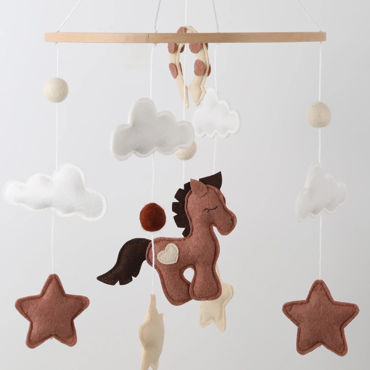 Horse Baby Mobile | Cowboy Nursery Mobile Decor