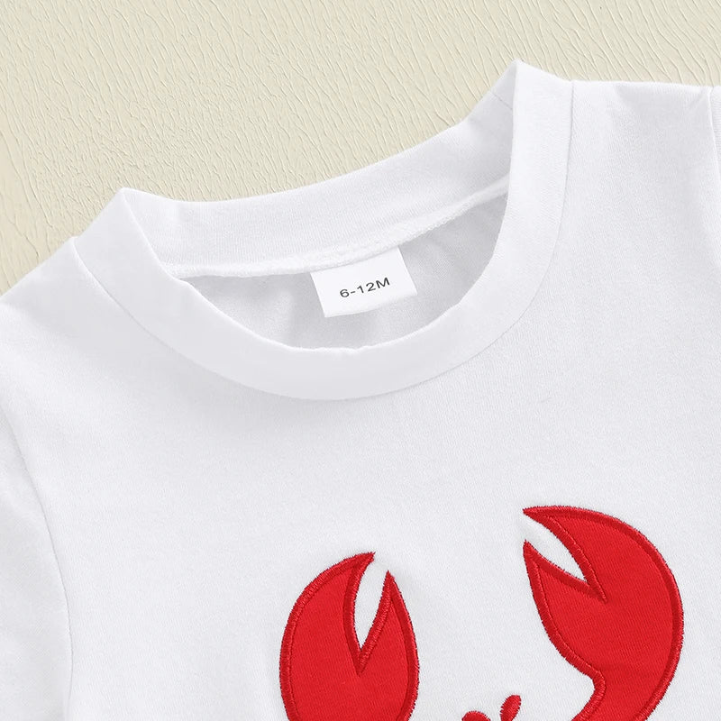 - Little Lobster T-Shirt & Shorts Set Baby Stork